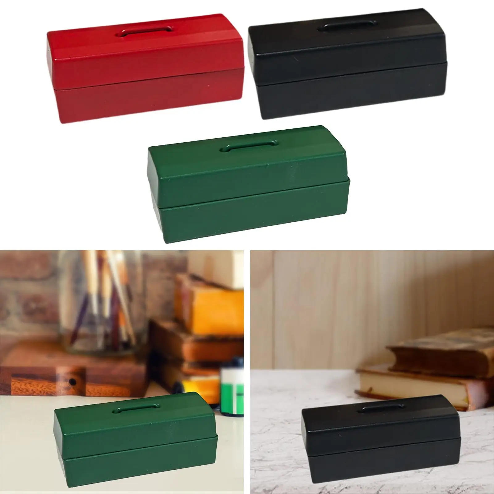 1/12 Dollhouse Tool Box Dollhouse Accessories for Attic Study Room Bedroom