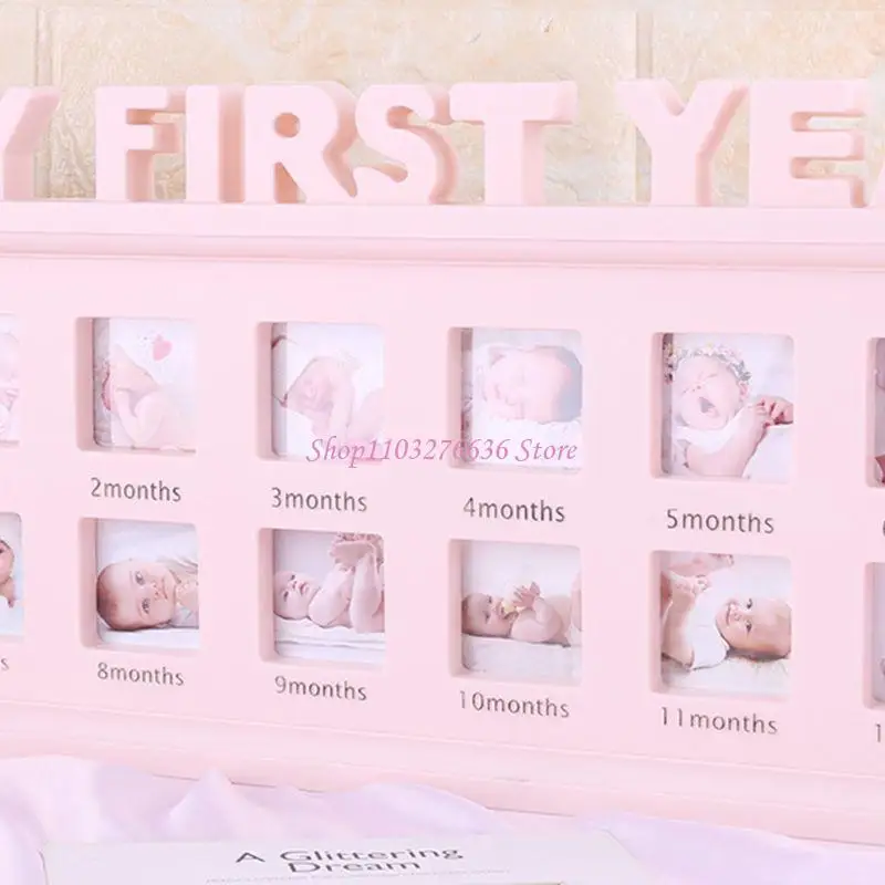 R6FD Fashion Rickborn Baby Growth Hitos crecimiento Foto Accesorios pared familia - imagen 3