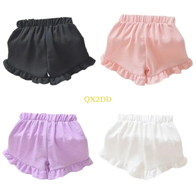 QX2D Comunicación algodón algodón pantalones cortos elásticos cintura elástica atuendo casual verano para y