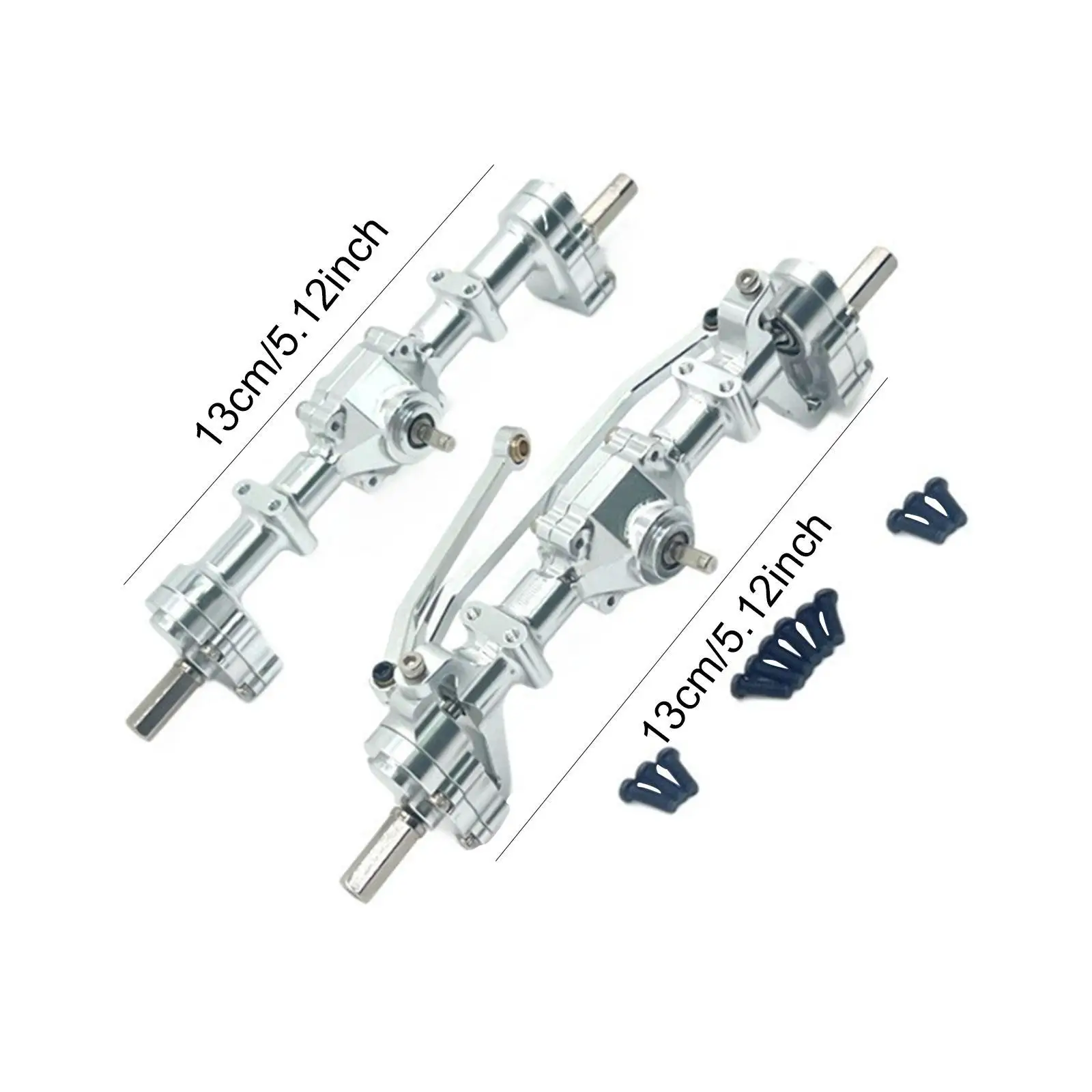 1/16 RC Car Front and Rear Axle Modification Aluminum Alloy for C14 B14 B24