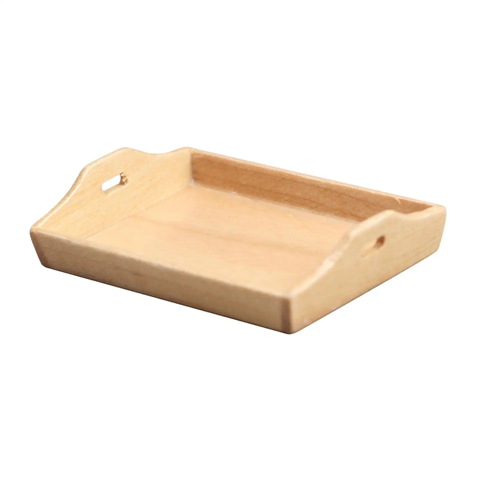 1:12 Dollhouse Dining Plate Accessory, Miniature Furniture Item for Dolls