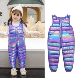 Mono de invierno con tirantes para bebé – Algodón cálido