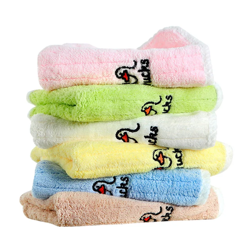 Toallas para lavarse la cara, bañarse y secar las manos; Uso doméstico y de jardín de infantes; Toallas absorbentes para la cara del bebé con encaje - imagen 2