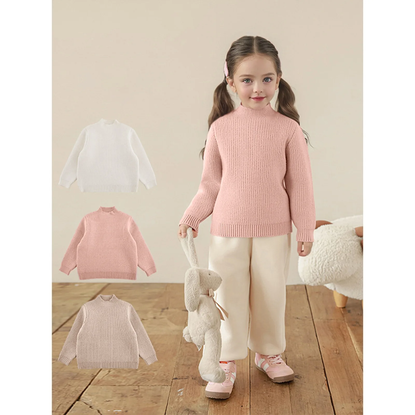 Jersey de terciopelo cálido suave elegante niña - imagen 3