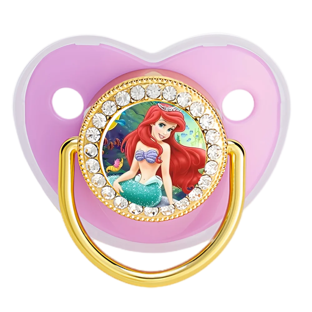 Chupetes y clips para chupete de bebé ostentosos, dummies para pezones de bebé BPA, regalos únicos ostentosos para baby showers, regalo de 0 a 18M - imagen 3