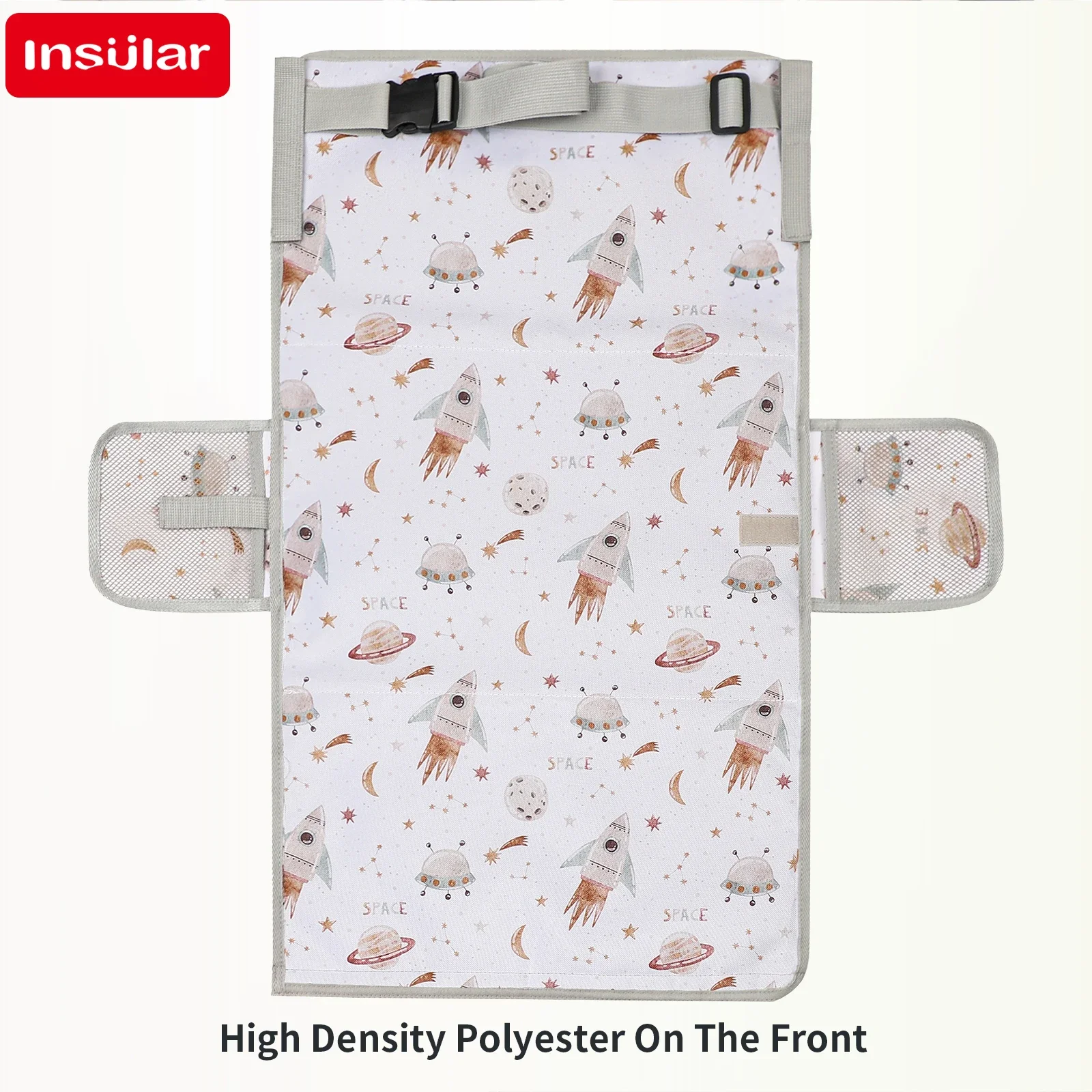 Extensión de asiento de avión para niños, almohadilla ajustable, fácil de limpiar, hamaca de viaje para niños, cama, extensor de asiento de avión impermeable, dibujos animados - imagen 3