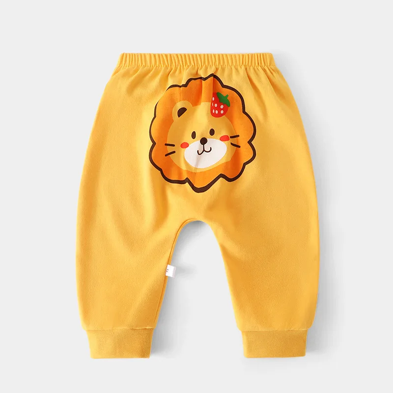Pantalones para bebé recién nacido, pantalones bombachos de ocio para primavera y otoño, pantalones grandes de PP para bebés de 1 año, pantalones de algodón para bebé - imagen 3