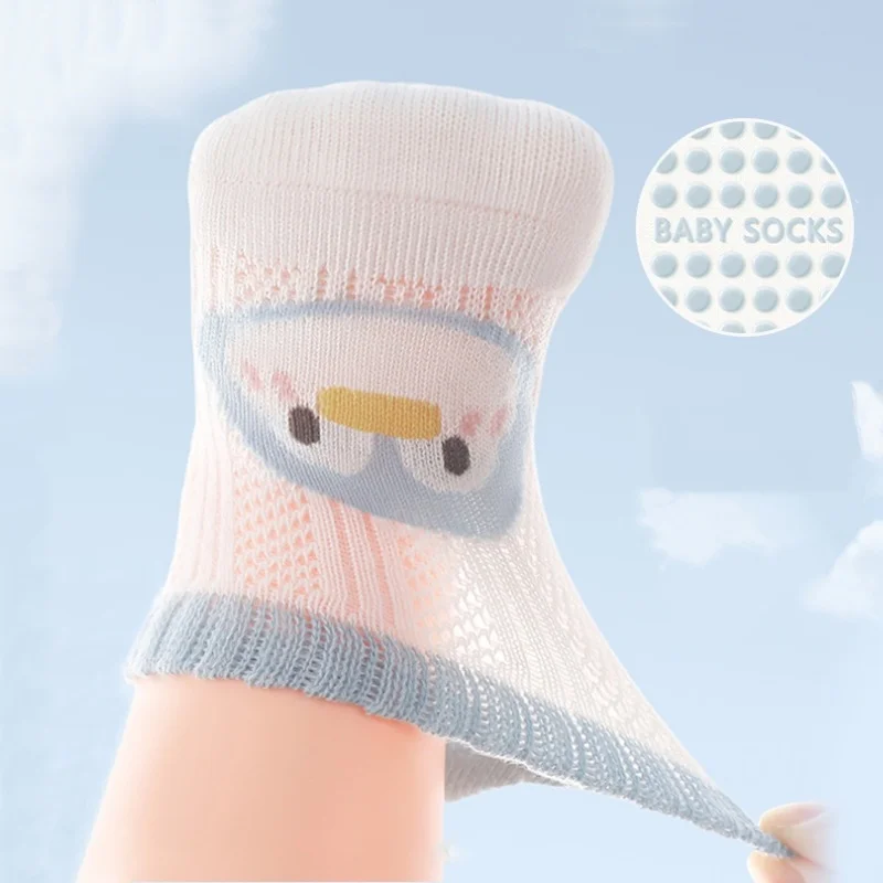 Calcetines transpirables de algodón para bebés – verano - imagen 4