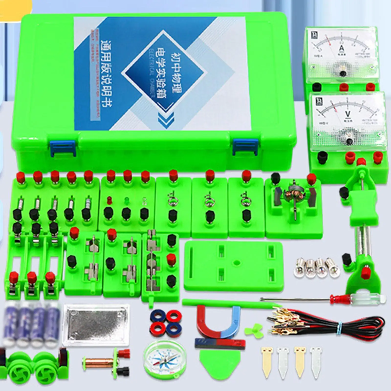 Electricity Circuit Experiment Set Science Experiment Set for DIY Projects Classroom Birthday Gift Junior High School Students