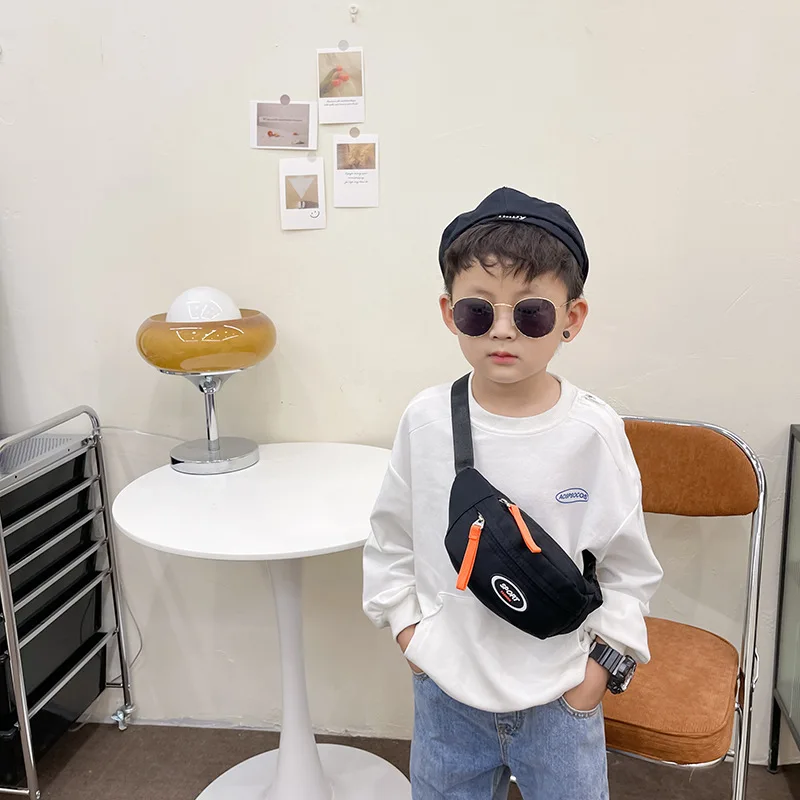 Riñonera ligera para niños, bolso cruzado deportivo de viaje, bolso de hombro para el pecho, accesorios de moda para niña y niño, 1 ud. - imagen 3