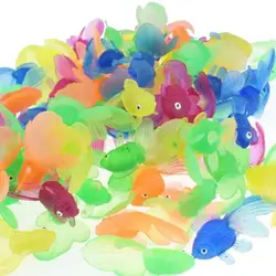 Juguete de baño pez dorado goma suave estimulación temprana para bebé