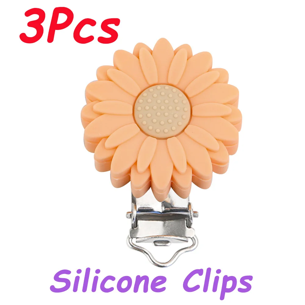 3pcs Peach clip