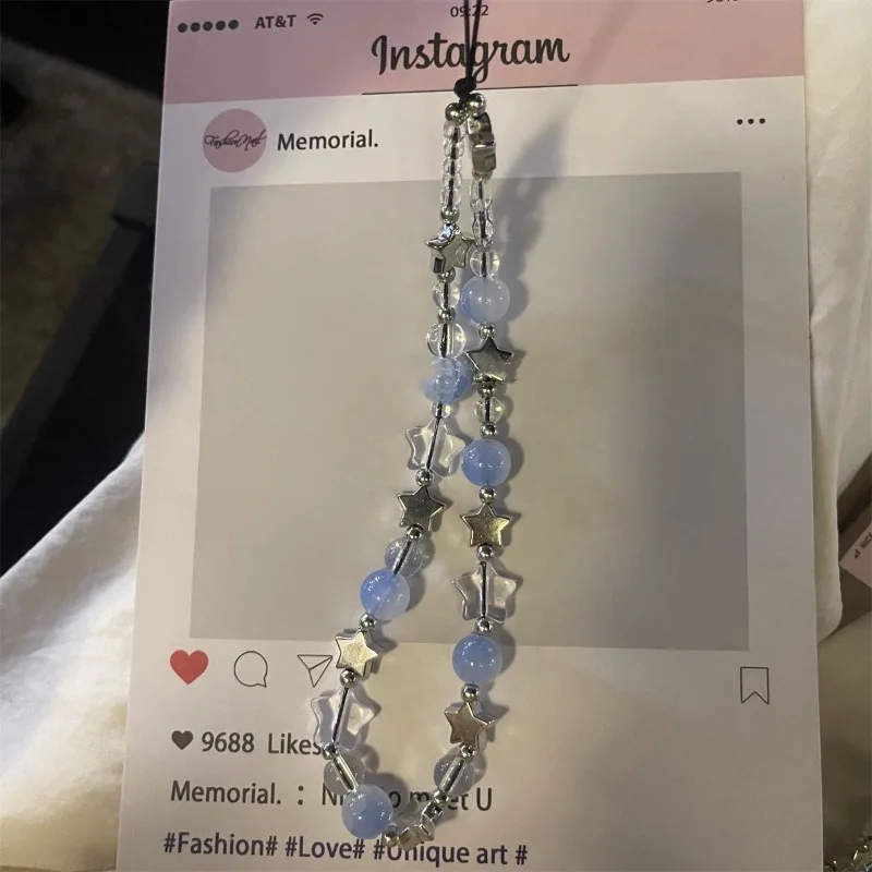 Colgante estrella de cuentas para decorar tu móvil - imagen 5