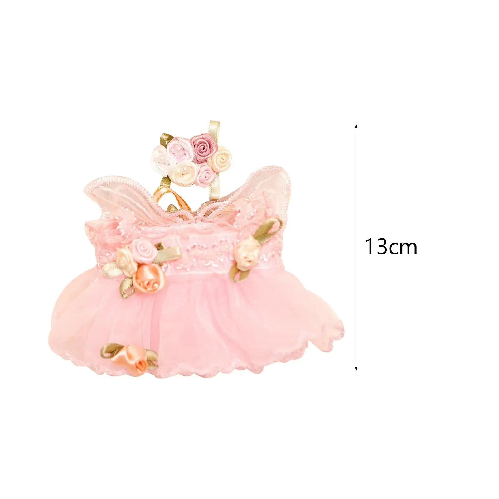 17 cm Plush Doll Clothes Comfortable Plush Doll Accessories Stylish Costumes Photo Props Doll Clothing Doll Outifits Doll Dress