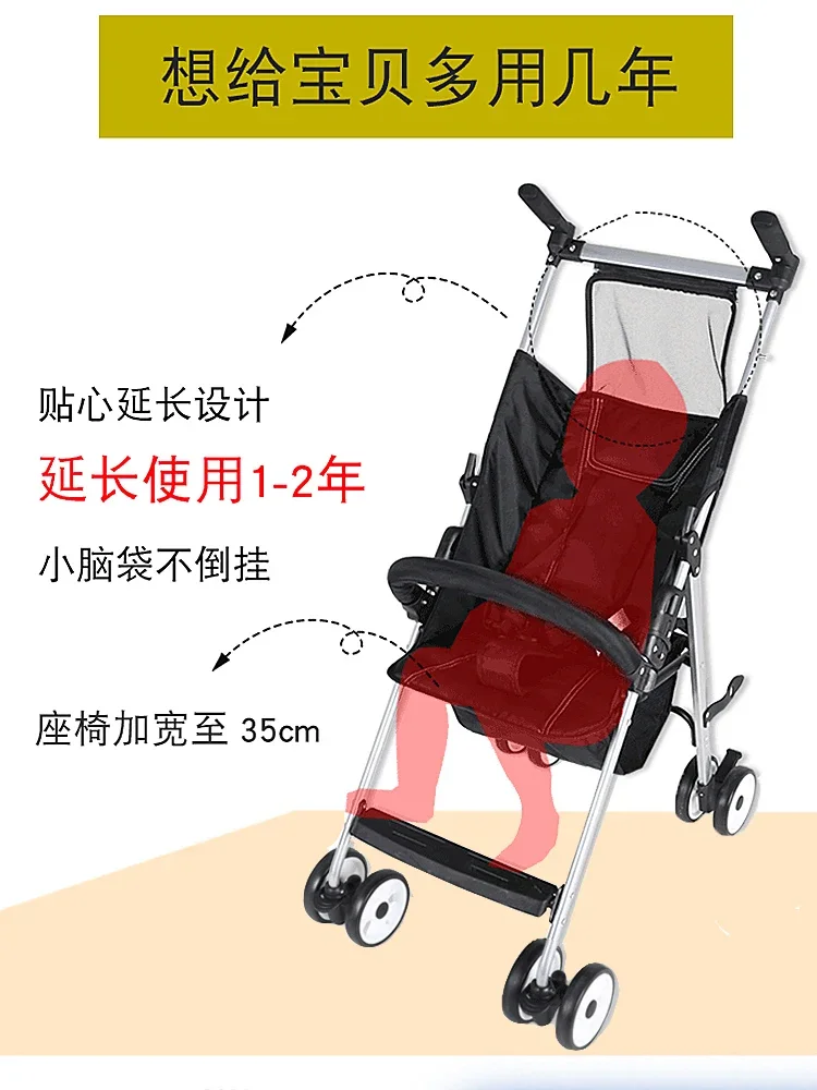 EG435 Cochecito bebé ultraligero plegable y convertible para viaje - imagen 2