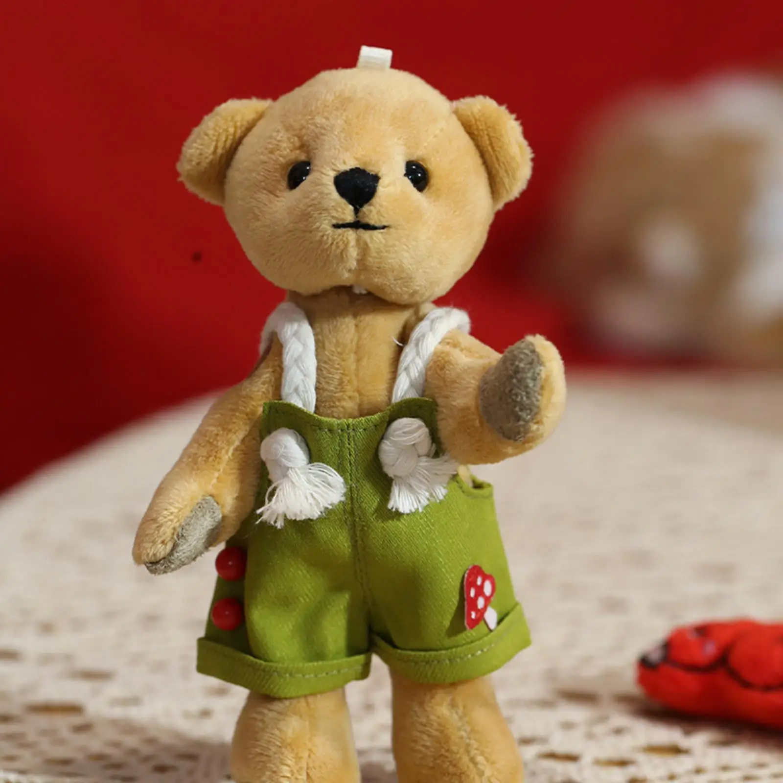 12cm Plush Doll Clothes Overalls Pants Comfortable Clothing Handmade Dress up for DIY Crafts Girls Toy Children's Day Gift
