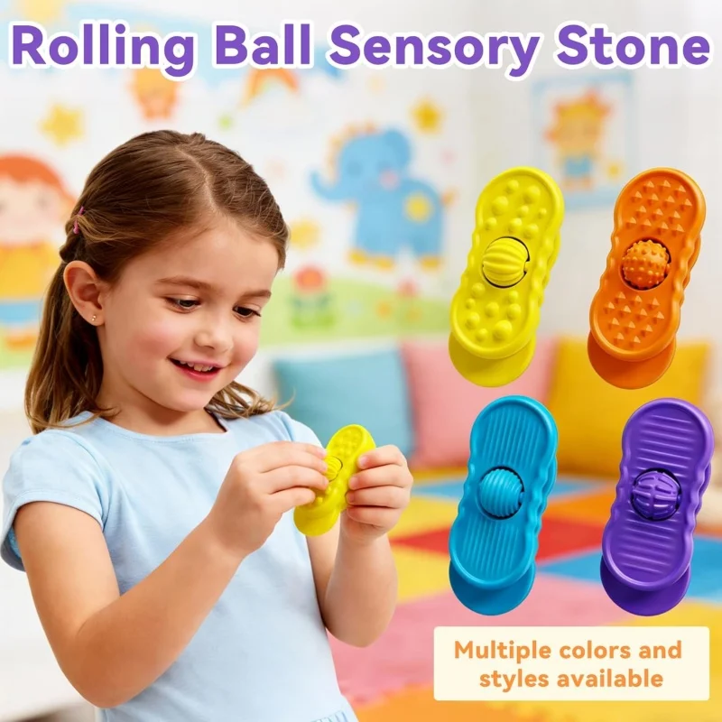 Juguete sensorial de silicona antiestrés – Calmante para niños con TDAH - imagen 3