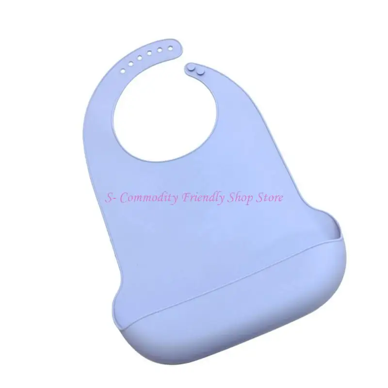 Babero grande de silicona impermeable – Fácil de limpiar - imagen 5