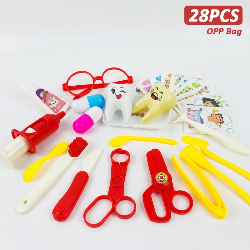 28pcs red