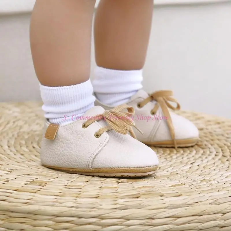 Zapatos bebé 85AE, zapatos para primeros pasos para niños pequeños, suela suave TPR, zapatos antideslizantes para bebés - imagen 5