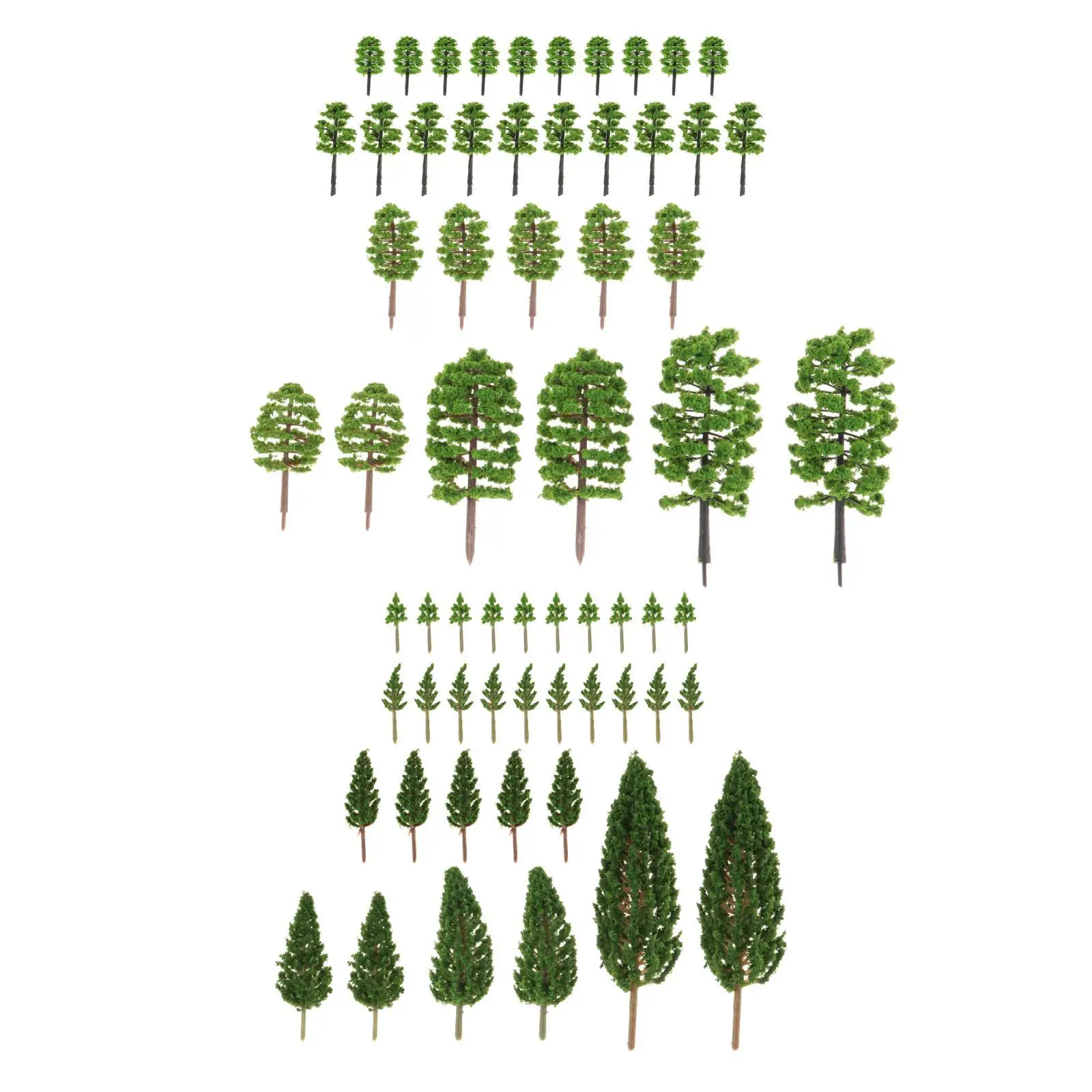 Mixed Model Trees Diorama Supplies, DIY Trees for Projects, Model Train Scenery