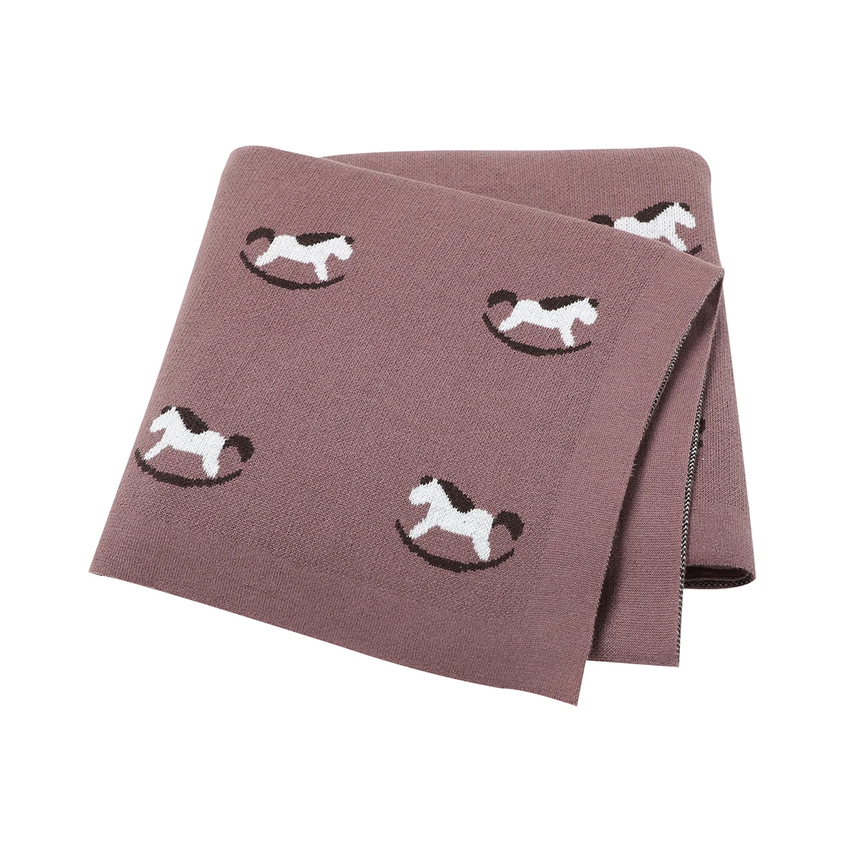 Mantas para bebé, manta envolvente 100% de punto de algodón para recién nacido, niño y niña, cuna, fundas para dormir, ropa de cama celular de 100x80cm - imagen 5