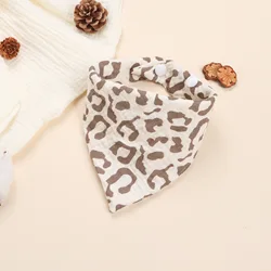 Babero bandana reversible de algodón suave para bebé recién nacido