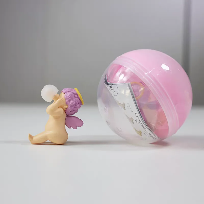 En Stock, juguetes cápsula de enlace brillante, lindas alas desnudas, ángeles y demonios, tapones para los oídos, pendientes, figuras de Halloween, regalos - imagen 2