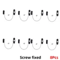 8 Pcs Black
