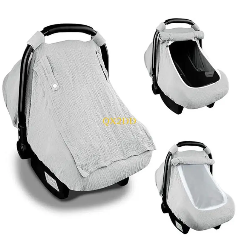 Funda protectora para cesta de cochecito con ventana transpirable