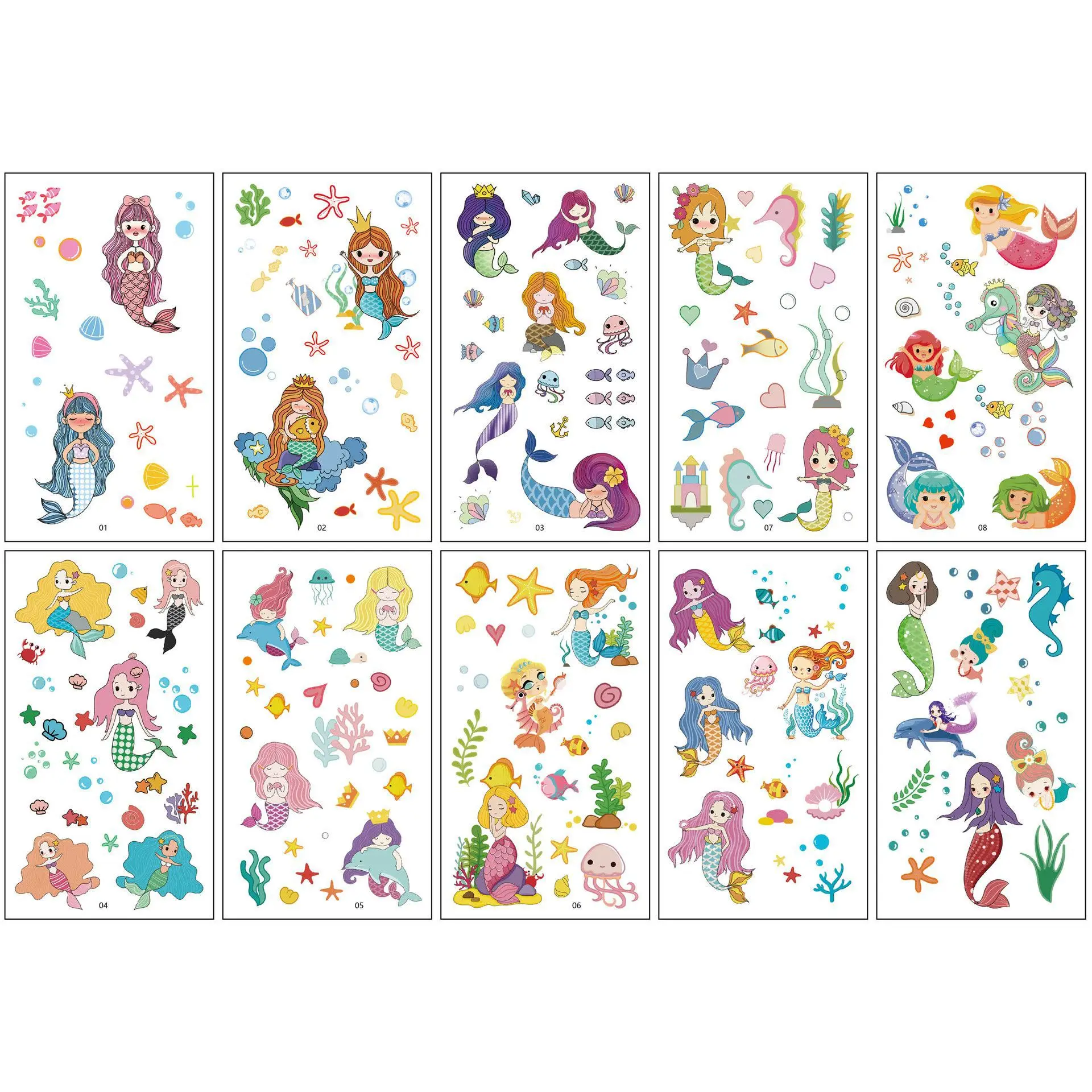 10pcs-MeiRenYu-C