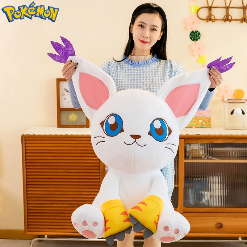 Peluche Gatomon grande suave Digimon para niños – gran felpa - imagen 5