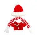 Red and white scarf