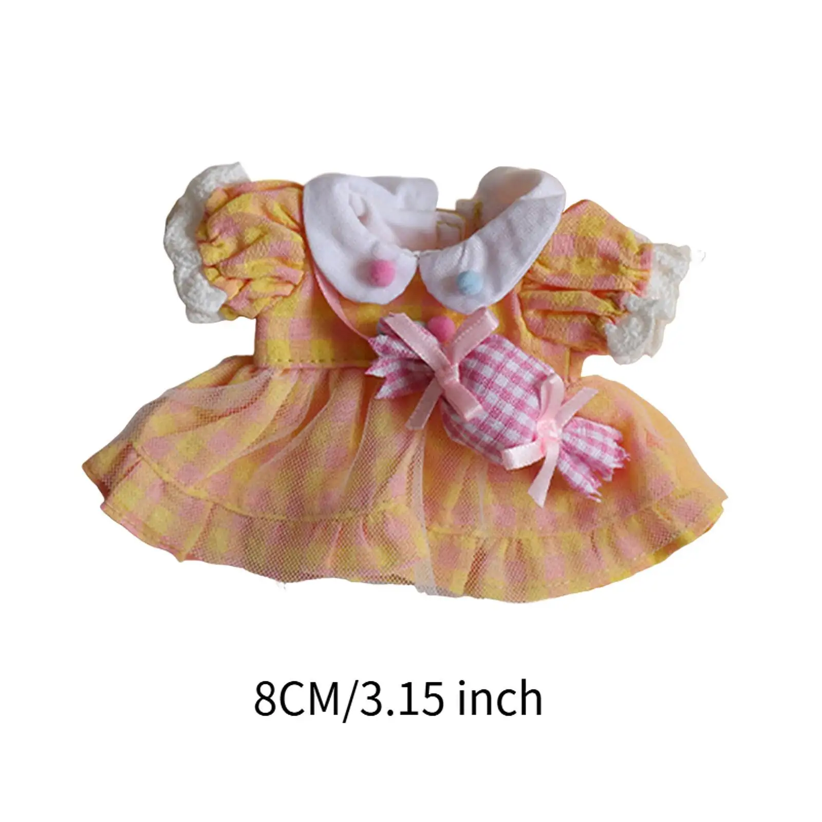 Fashion Doll Dress Costume for 10-15cm Girl Dolls Dress up New Year Gifts, Halloween Gifts