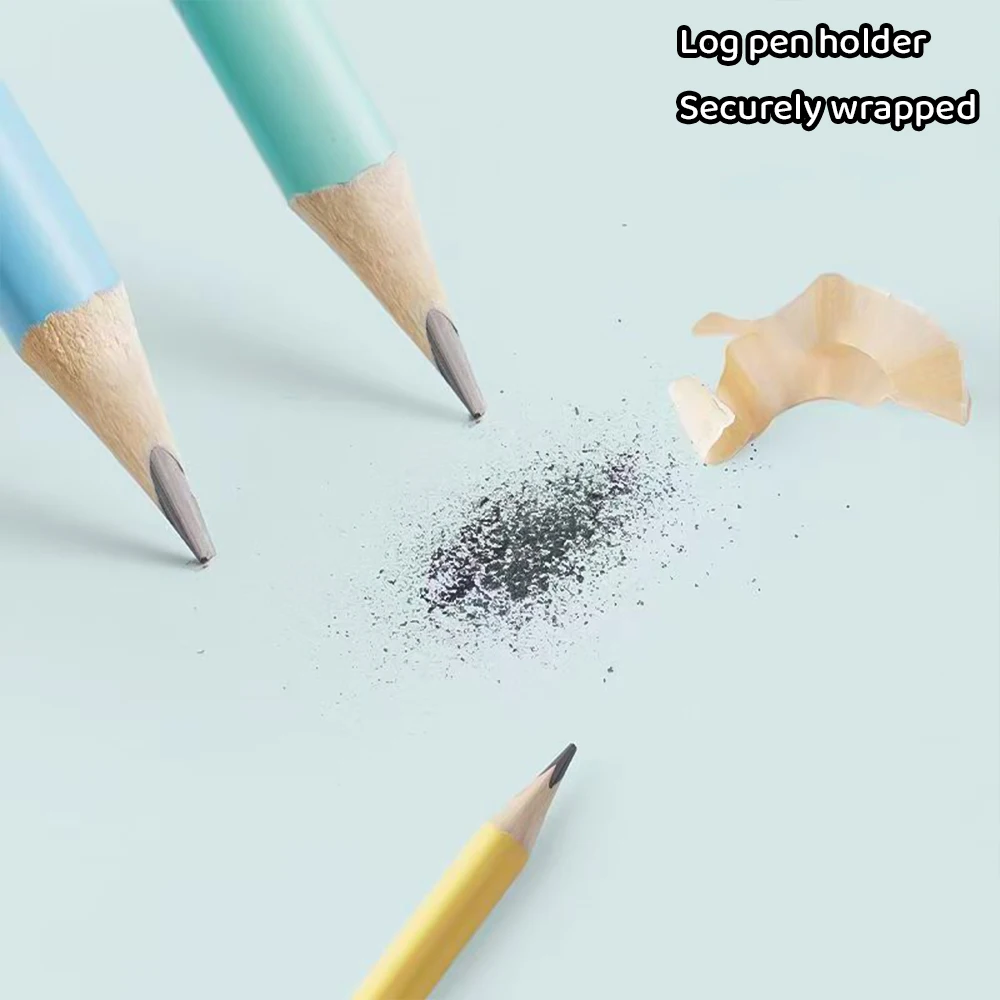 Lápiz de 12 Uds., lápiz 2B, pintura de poste triangular en caja, dibujo y escritura, bolígrafo de examen para estudiantes escolares, papelería de oficina - imagen 3