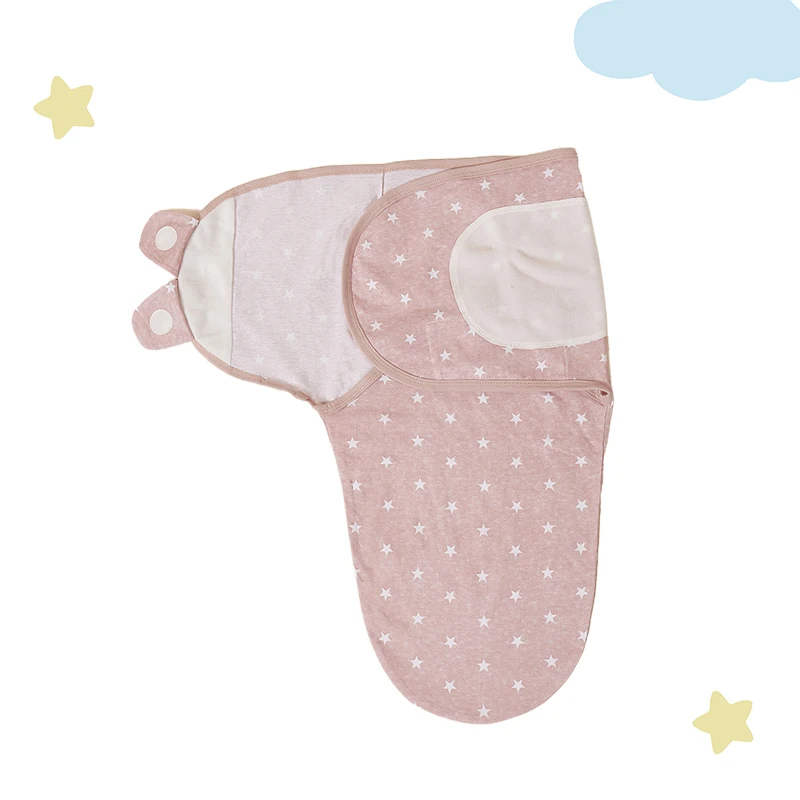 Manta para bebé recién nacido, conjunto de gorro, manta de algodón con estampado de dibujos animados para recién nacido, manta ajustable para dormir para bebé de 0 a 6 meses - imagen 5