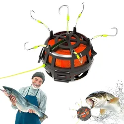 Jaula alimentadora de pesca de acero al carbono resistente