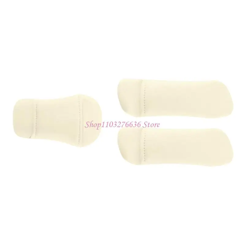 R6FD Multifuncional Set cojín CHUCHION 3 PCS Sombreros PROTECTOR CROLTA DEL CARRILLA PARA INSTALACIÓN FÁCIL - imagen 5