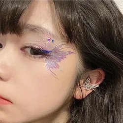 Canthus Tatuajes temporales alas de mariposa impermeables para niños