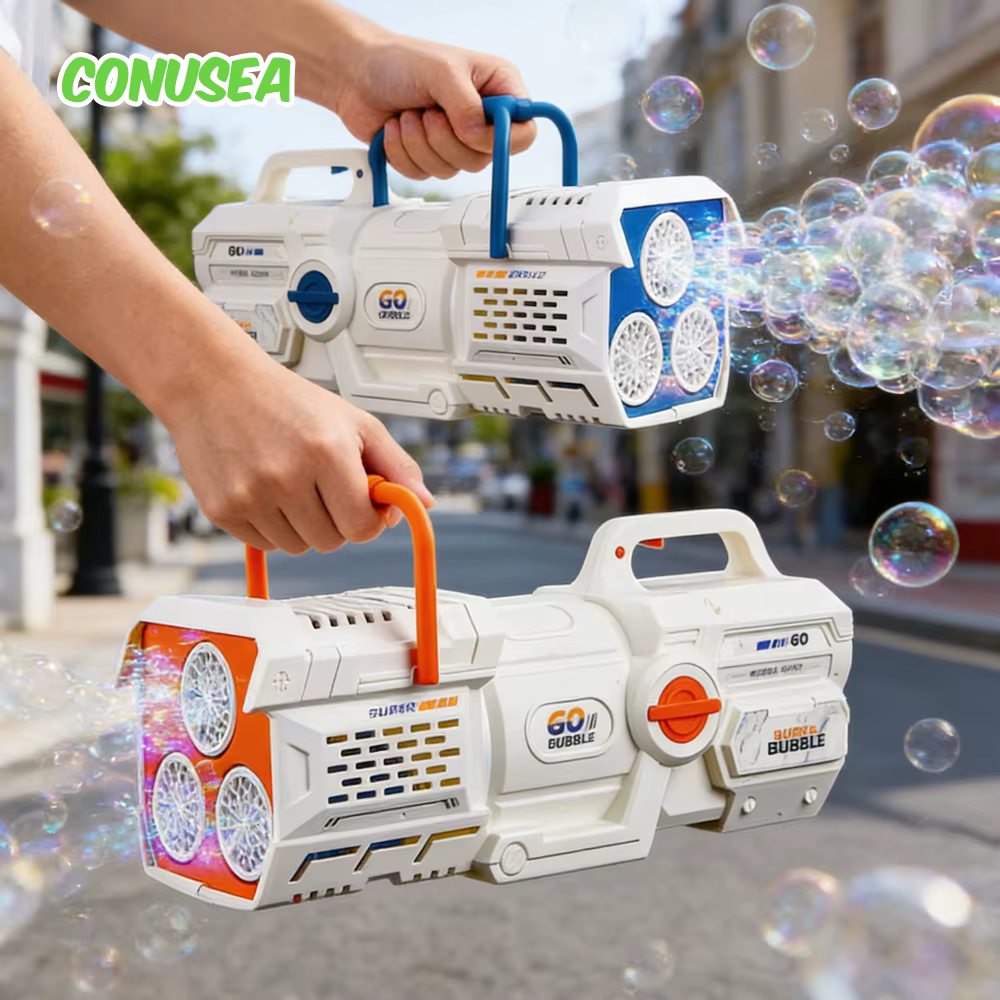 Pistola de burbujas eléctrica automática para niños al aire libre - imagen 4