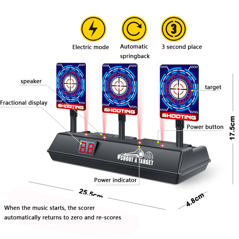 Objetivo eléctrico Nerf de reinicio automático - imagen 2
