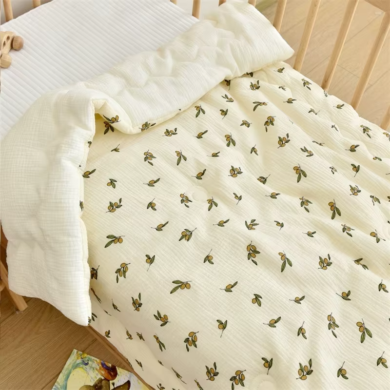 Edredón muselina de algodón bebé - Manta infantil primavera/invierno