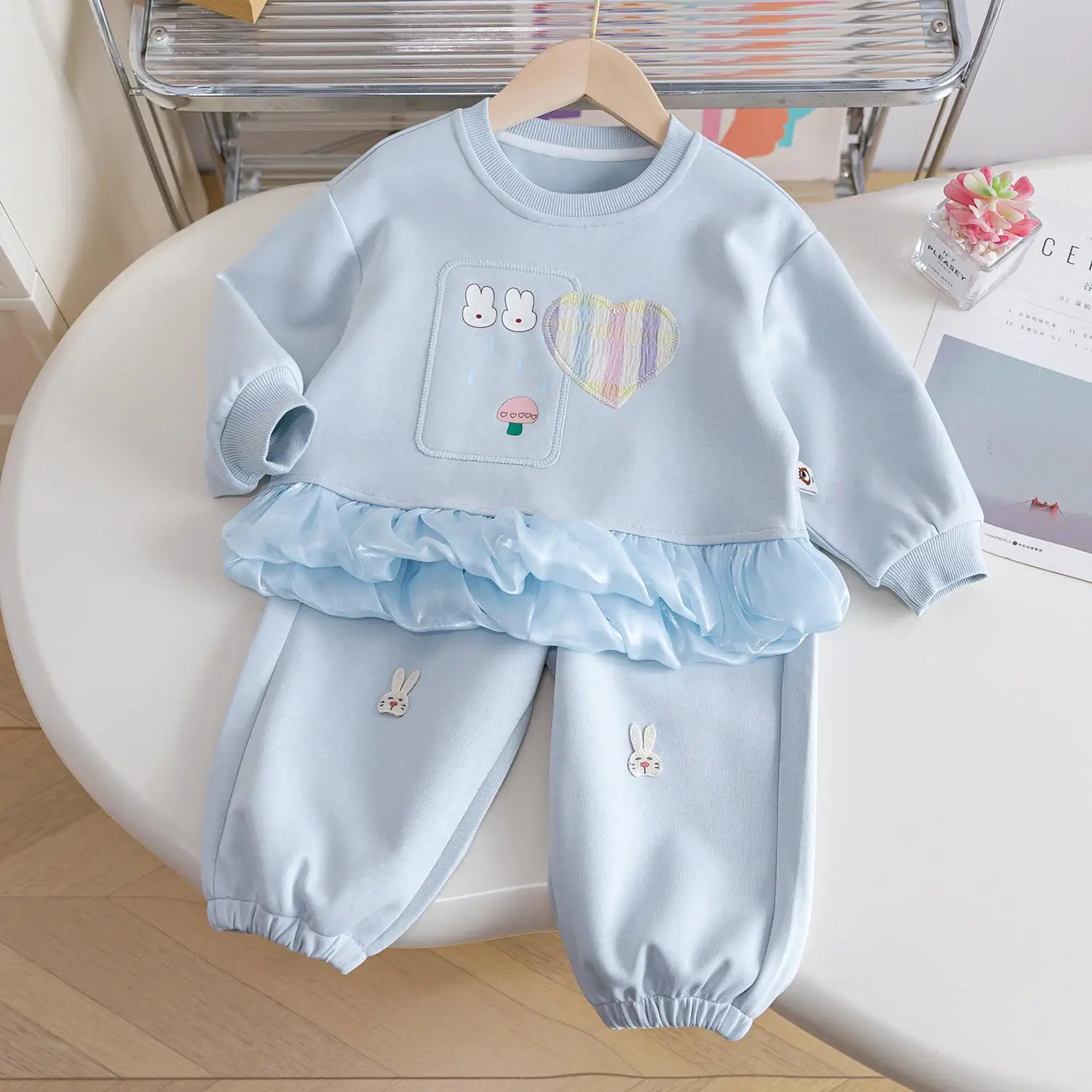 Conjunto invierno niña sudadera manga larga pantalón - imagen 5