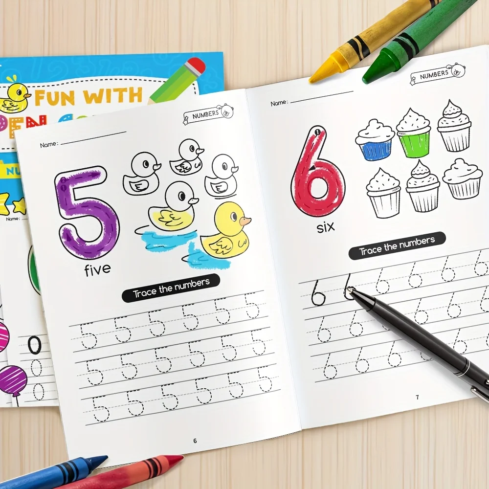 Cuaderno de matemáticas para preescolar: números y escritura - imagen 3