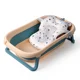 Blue basin bath mat