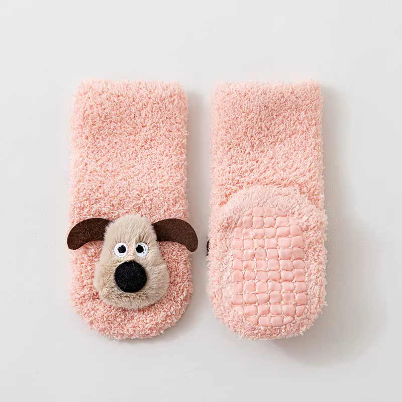 Calcetines invierno antideslizantes para bebés – Cálidos con dibujos - imagen 4