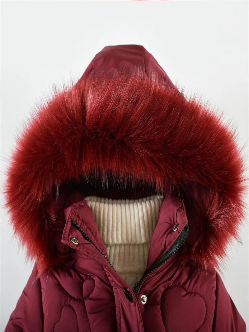 Parka manga larga invierno para niños