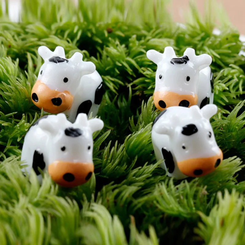 Estatua decorativa de vaca para jardín infantil - imagen 4