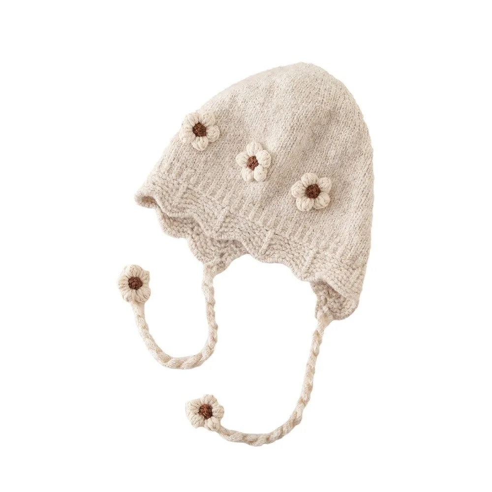 Gorro de invierno niño con pompón y orejeras – Tejido suave, cálido - imagen 2