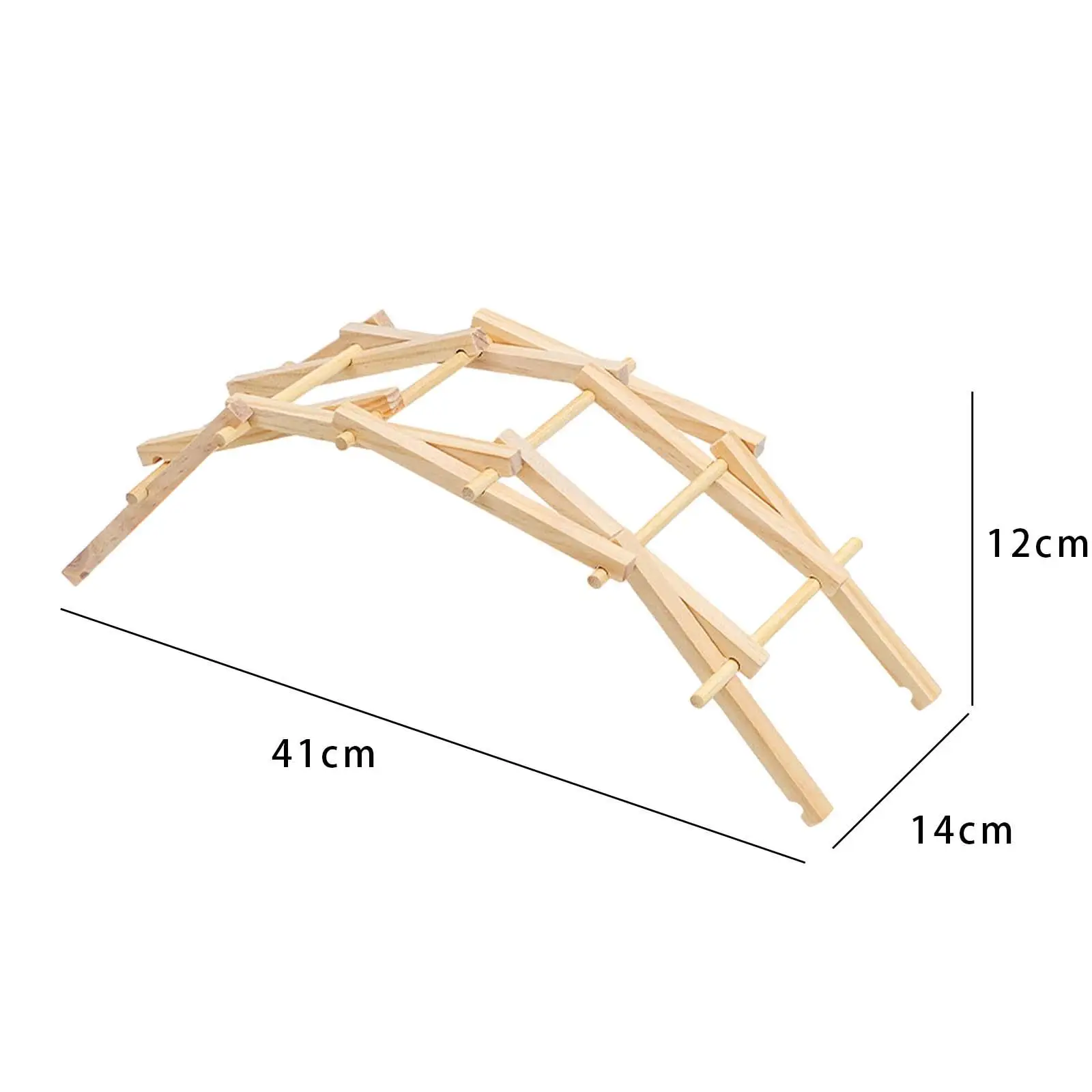 Wood Model Bridge Experiment Homeschool Projects (assembly Required) Physics Kits Toy for Classroom Children Kids Teaching Tool